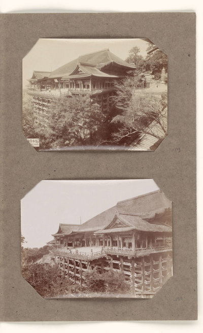 EU: Kiyomizu Tempel, Kyoto, Japan (1896), Kyoto, 1896