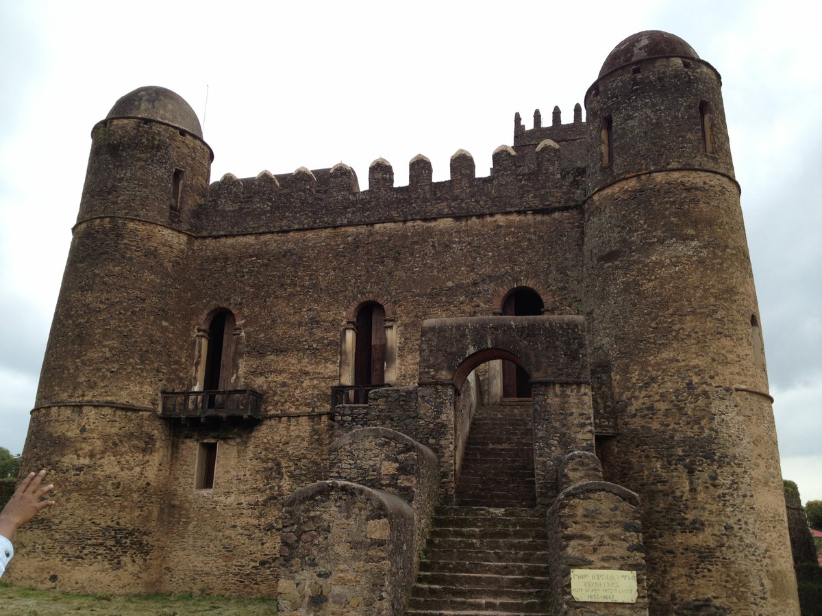 Fasilides Palace in Fasil Ghebbi, Gondat, Ethiopia, Gondar, Ethiopia, 2012