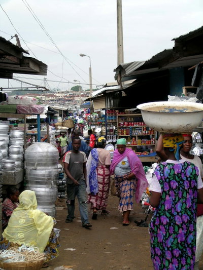 Kumasi Market, Kumasi — photos through time