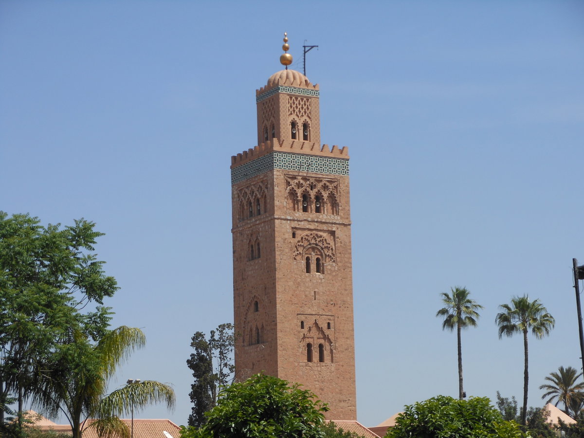 Minaret of Koutoubia,Marrakech, Marrakech, Morocco, 2012