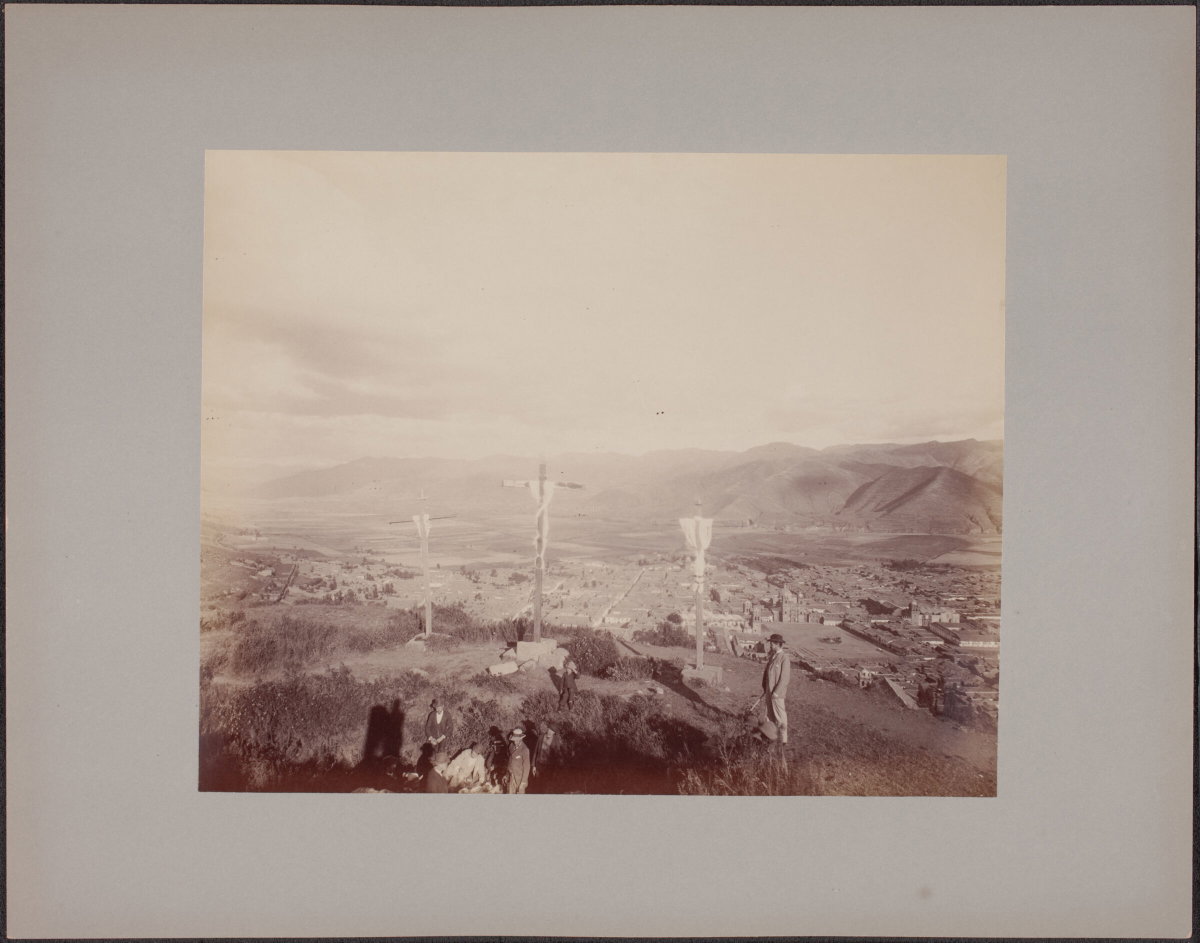 Cuzco from Sacsahumann; UAV (O229) Cuzco from Sacsahumann, Cusco, Peru, 1905