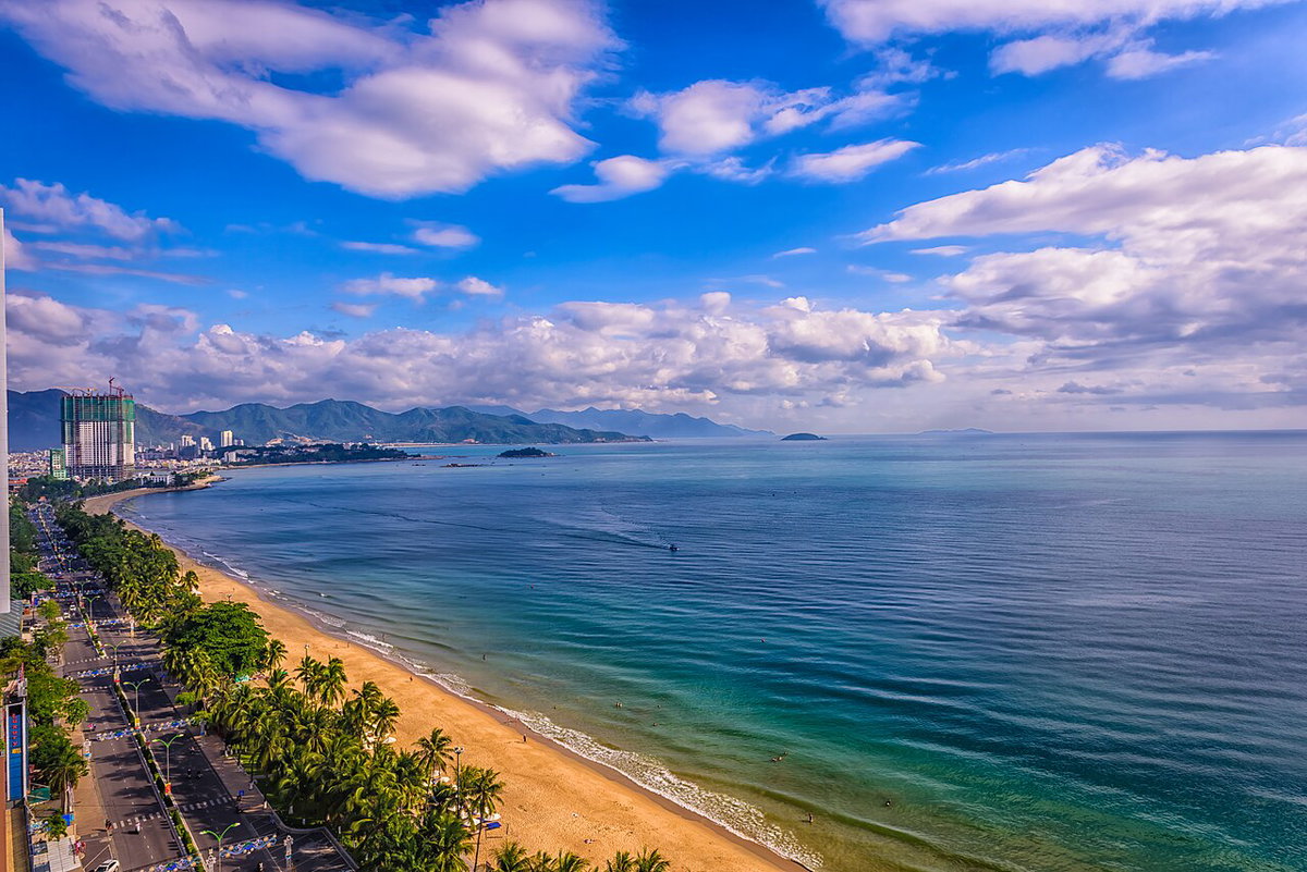 Coastline of Vietnam, Nha Trang, Vietnam, 2016