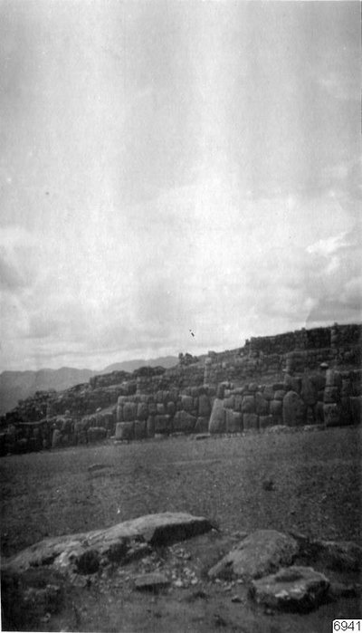 EU: inkafästning, befästning, stenmur, ruin, fotografi, photograph (1929), Cusco, 1929