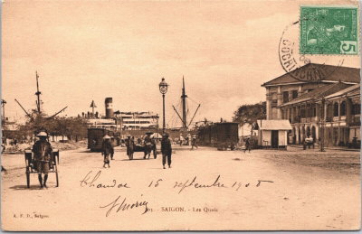 Saigon - Les Quais, Ho Chi Minh City, 1908