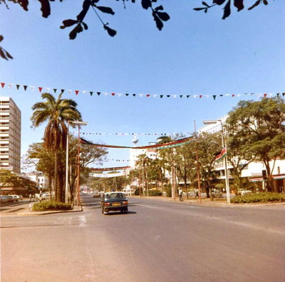 Jomo Kenyatta Avenue in Nairobi, Nairobi, 1973
