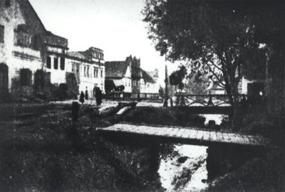 EU: Kazimierz Dolny. Street fragment (1908), Kazimierz Dolny, 1908