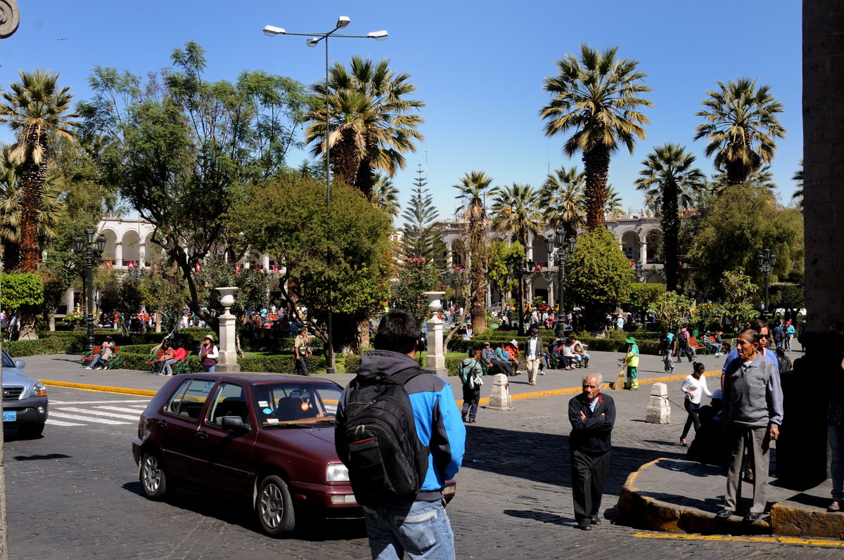 ARE - Plaza de Armas in Arequipa, Peru, Arequipa, Peru, 2013