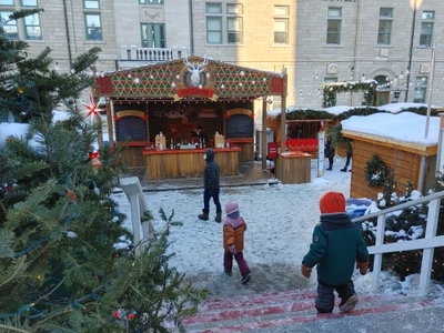 Marche de Noel allemand de Quebec, Quebec City, 2021