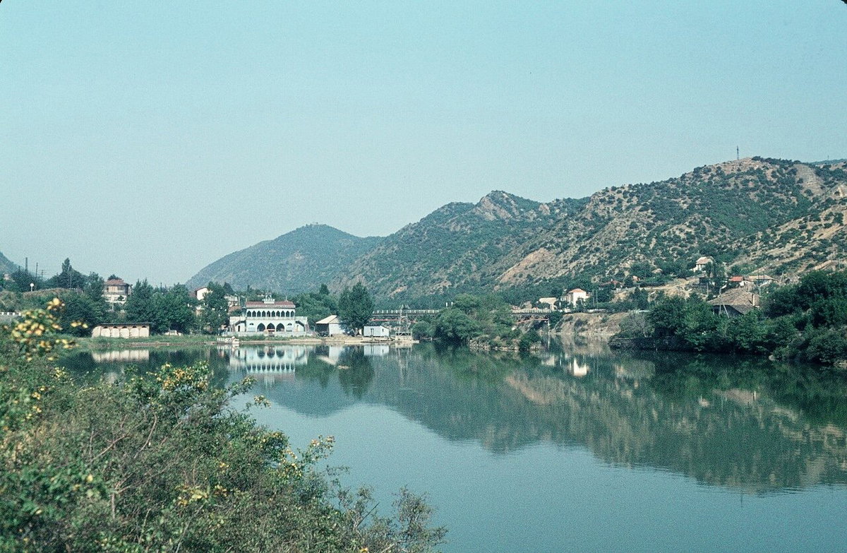 501 - Mtskheta (ancient capital of Georgia) and the Kura river, Mtskheta, Georgia, 1964