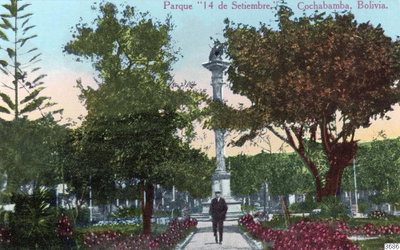 EU: Parque 14 de Setiembre, Cochabamba (1910), Cochabamba, 1910