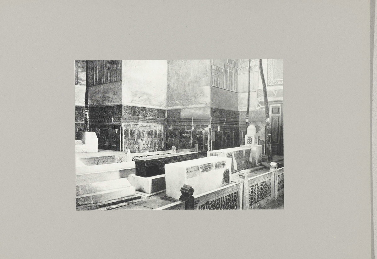 EU: Ruimte in het mausoleum van Timur te Samarkand, Samarkand, Uzbekistan, 1900