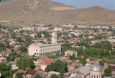455 - Panorama of the city and the outskirts of Gori, Gori, 1964