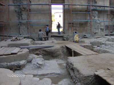 Bagrati temple reconstruction, Kutaisi, 2009