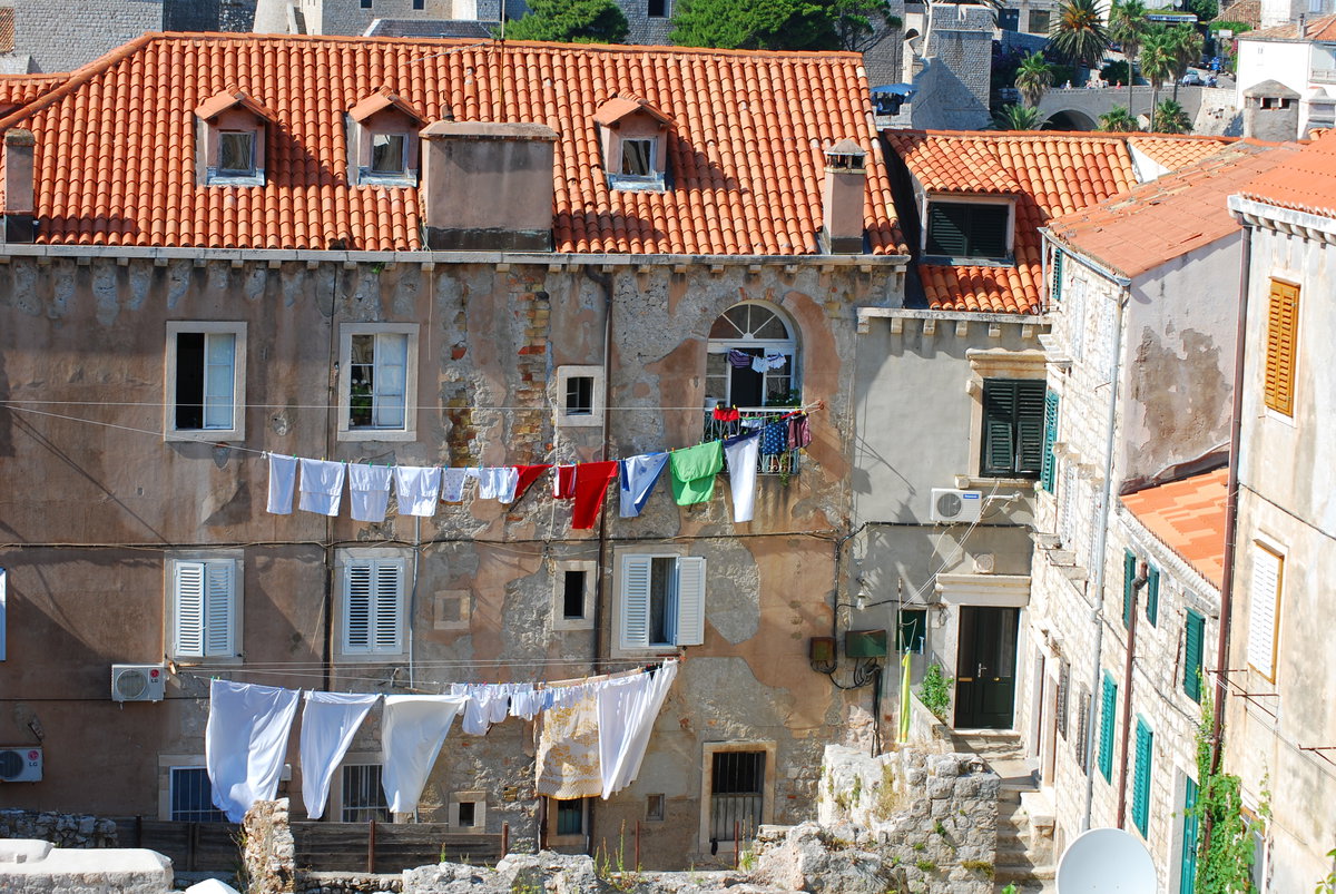 Dubrownik widziany z murów miejskich, Dubrovnik, Croatia, 2010
