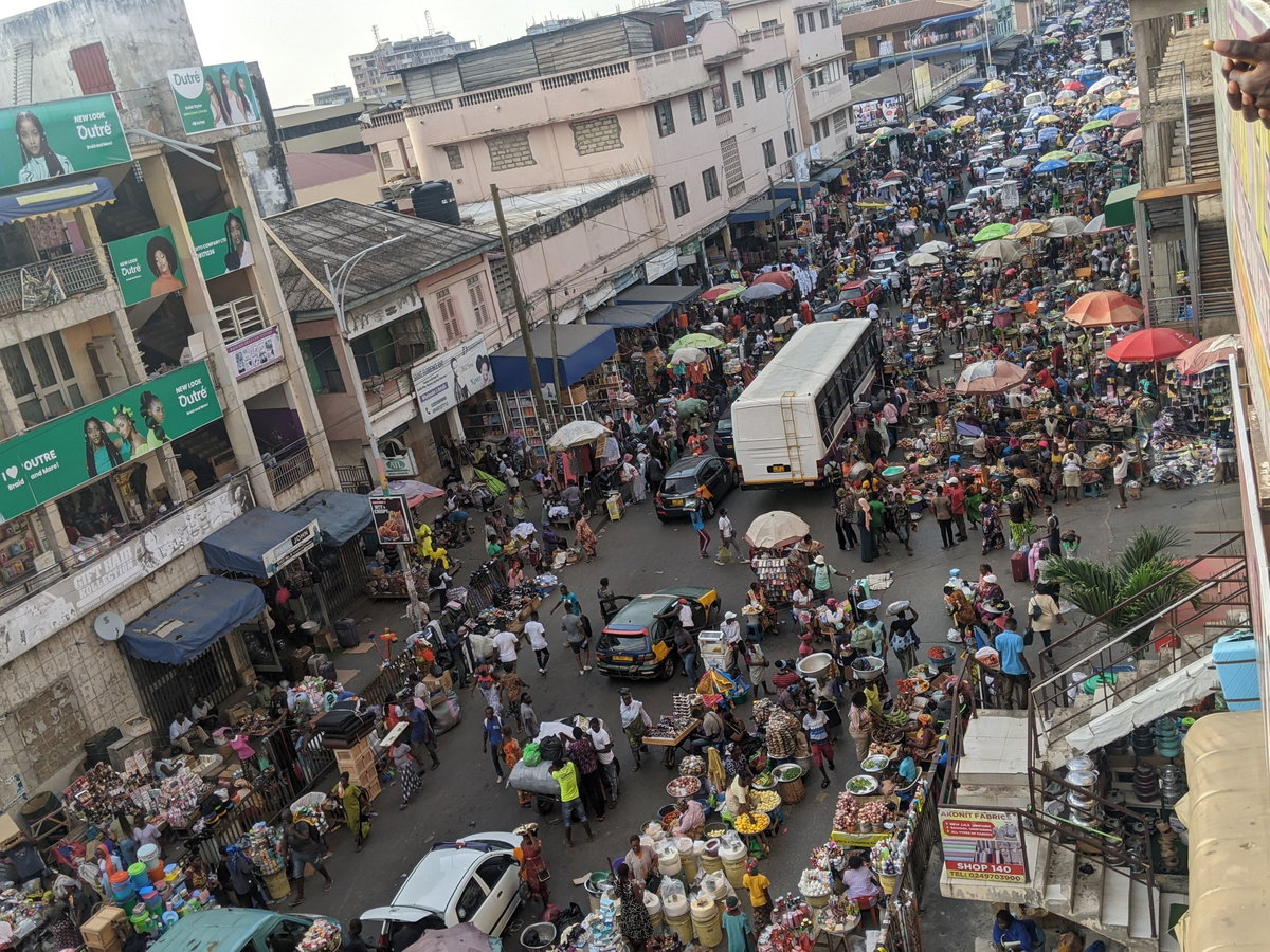 Makola martket street, Accra, Ghana, 2023