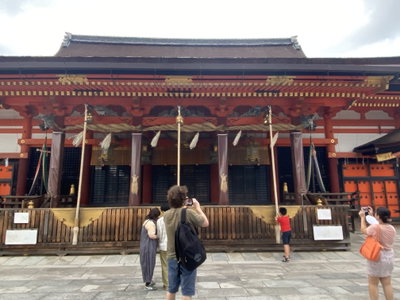 Honden of Yasaka Jinja, Kyoto, 2023