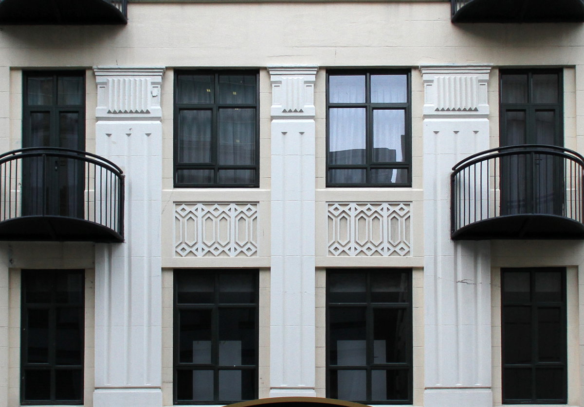 Deco detail, Wellington, New Zealand, 2016
