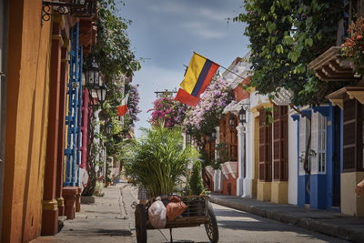 Colonial Postcard Colonial Street I, Cartagena, 2016
