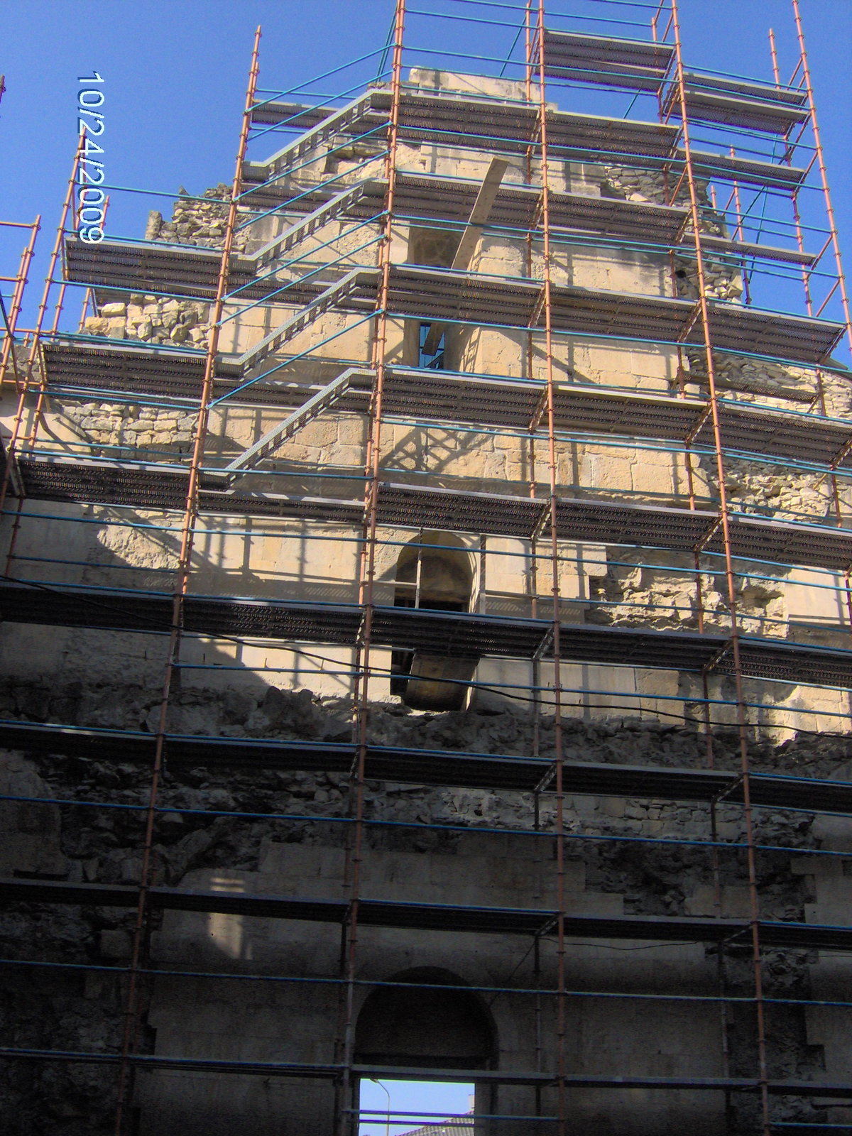 Bagrati temple reconstruction, Kutaisi, Georgia, 2009