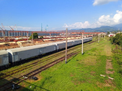 Batumi Freight train station, Batumi — photos through time