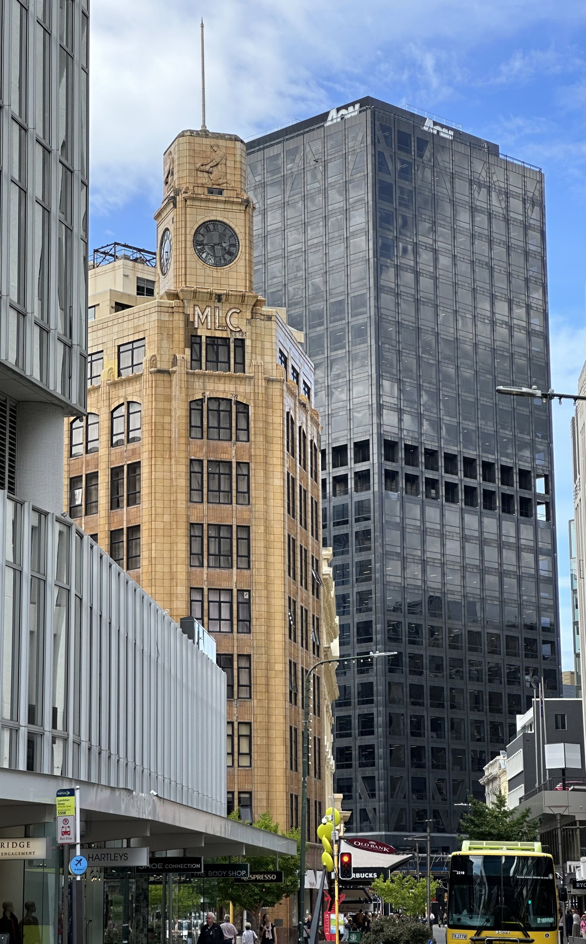 MLC and AON Centre buildings, Wellington, New Zealand, 2023