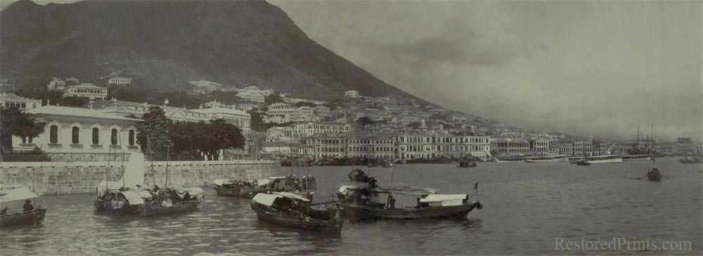 Hong Kong harbour, Hong Kong, 1900