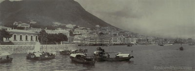 Hong Kong harbour, Hong Kong, 1900
