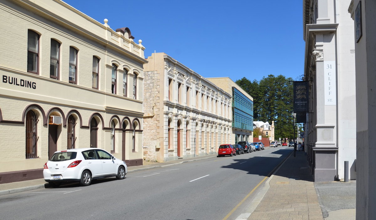 Cliff Street looking south, Fremantle, Australia, 2017