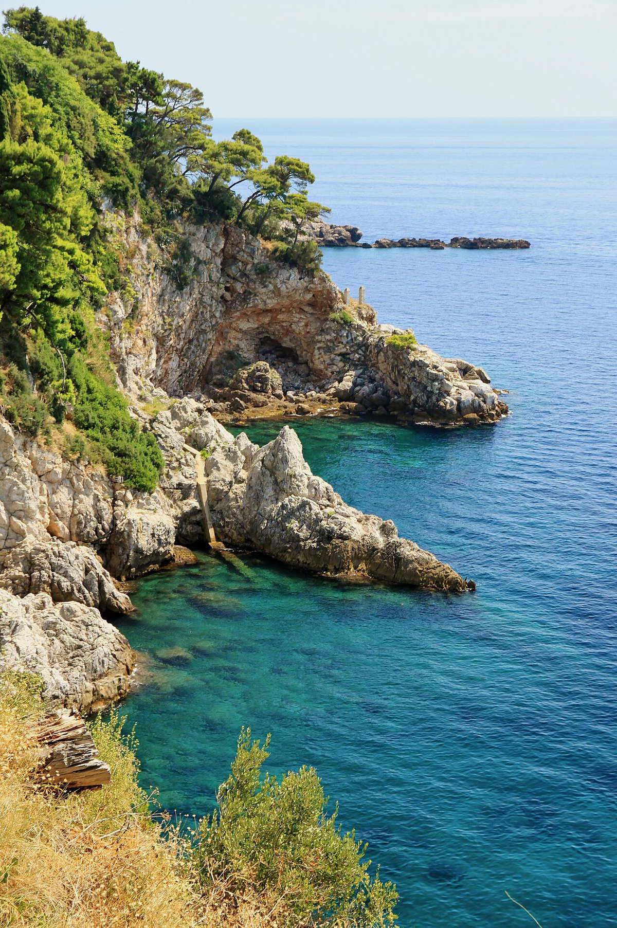 Dubrownik, Widok na morze z tarasu widokowego, Dubrovnik, Croatia, 2011
