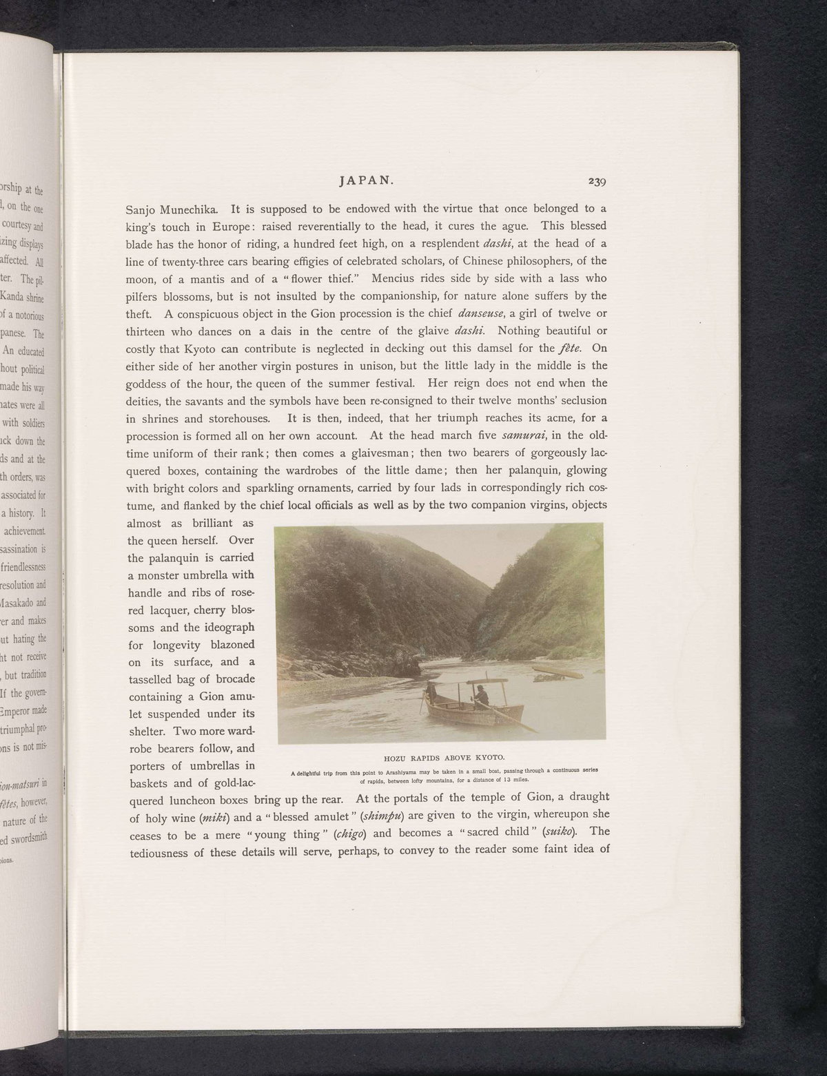 EU: Hozu rapids above Kyoto (1890), Kyoto, Japan, 1890