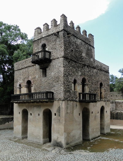 Fasilides Bath 07, Gondar, 2012