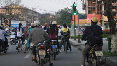Traffic Lights, Hue, Vietnam, Hue, 2012