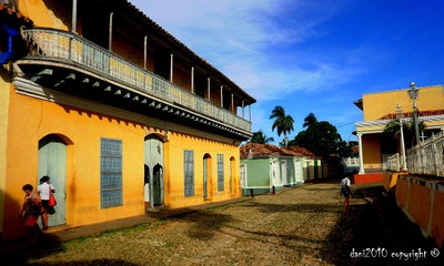 Lateral de una calle de Plaza Mayor, Trinidad, 2011