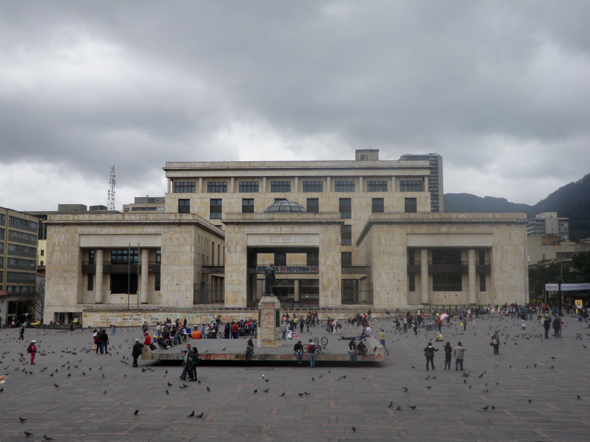 Plaza de Bolívar, Palacio de Justicia, Bogotá, Colombia, 2012