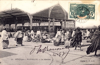 Senegal - Rufisque - Le Marche, Rufisque, 1905