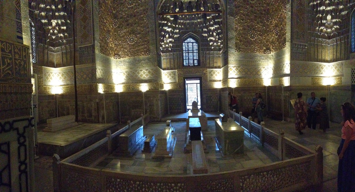 Interno mausoleo di Tamerlano, Samarkand, Uzbekistan, 2017