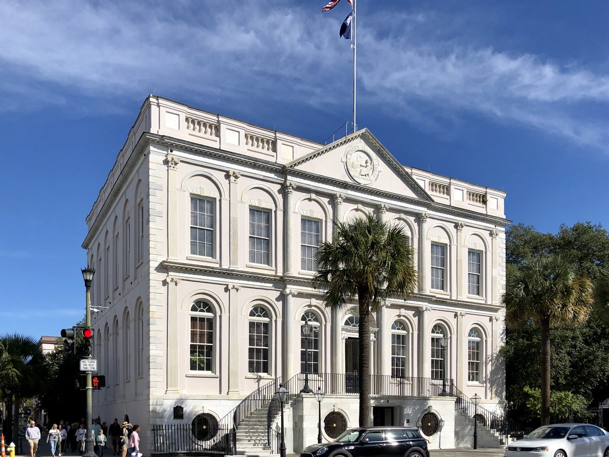 Charleston City Hall, French Quarter, Charleston, SC, Charleston, South Carolina, USA, 2019