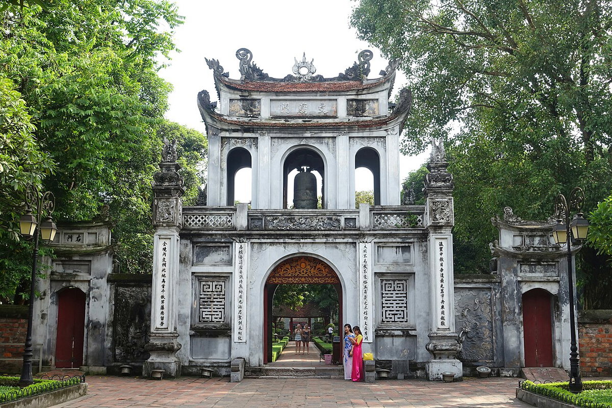 Main gate - Temple of Literature, Hanoi, Hanoi, Vietnam, 2014