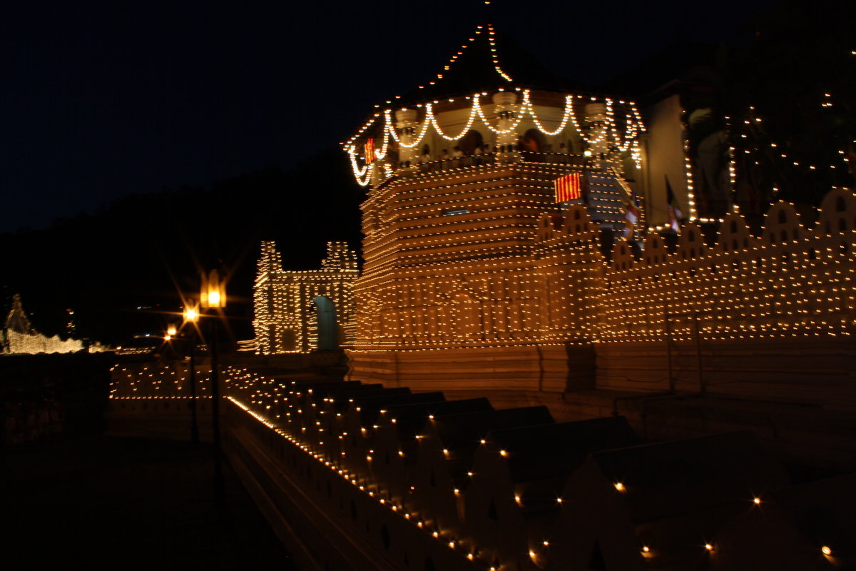 Sri Buddha temple, Kandy, Sri Lanka, 2012