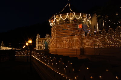 Sri Buddha temple, Kandy, 2012