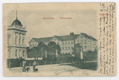 EU: Zagreb - Zagreb University building (1901), Zagreb, 1901