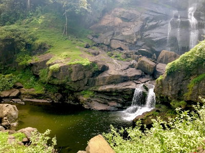 Bomburu Falls, Nuwara Eliya — photos through time