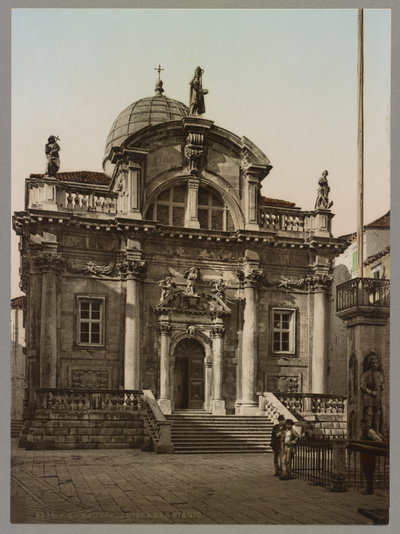 Ragusa. Chiesa San Biago, Dubrovnik, 1890