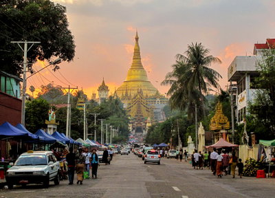Pagoda, Yangon, 2013