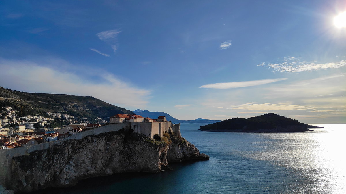 Dubrovnik City Walls And Adriatic Sea, Dubrovnik, Croatia, 2019