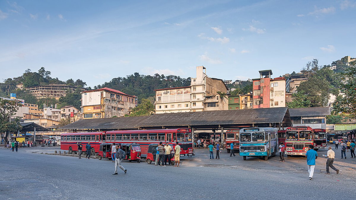 SL Kandy Bus station, Kandy, Sri Lanka, 2020