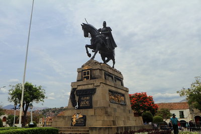 Plaza mayor de Huamanga, Ayacucho, 2016