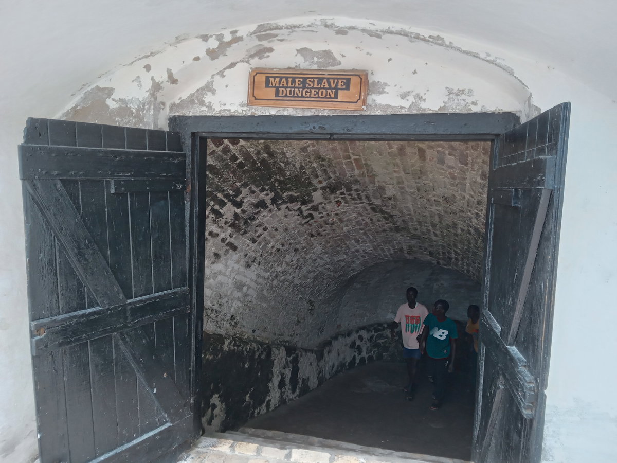 Female dungeon Cape Coast Castle, Cape Coast, Ghana, 2023