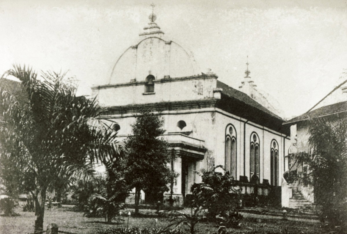 EU: Christ Church, voorgevel (Former Dutch Church, Malacca) (1910), Malacca City, Malaysia, 1910