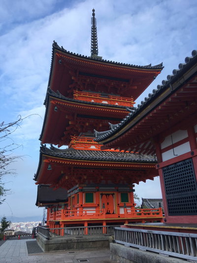Three-storied Pagoda, Kiyomizu-dera, Kyoto, 2018